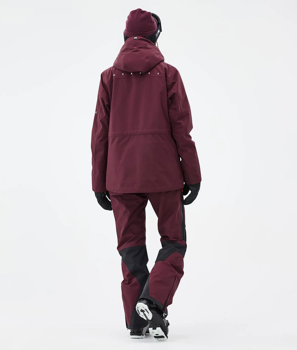 Creed W Skijacke Damen Burgundy