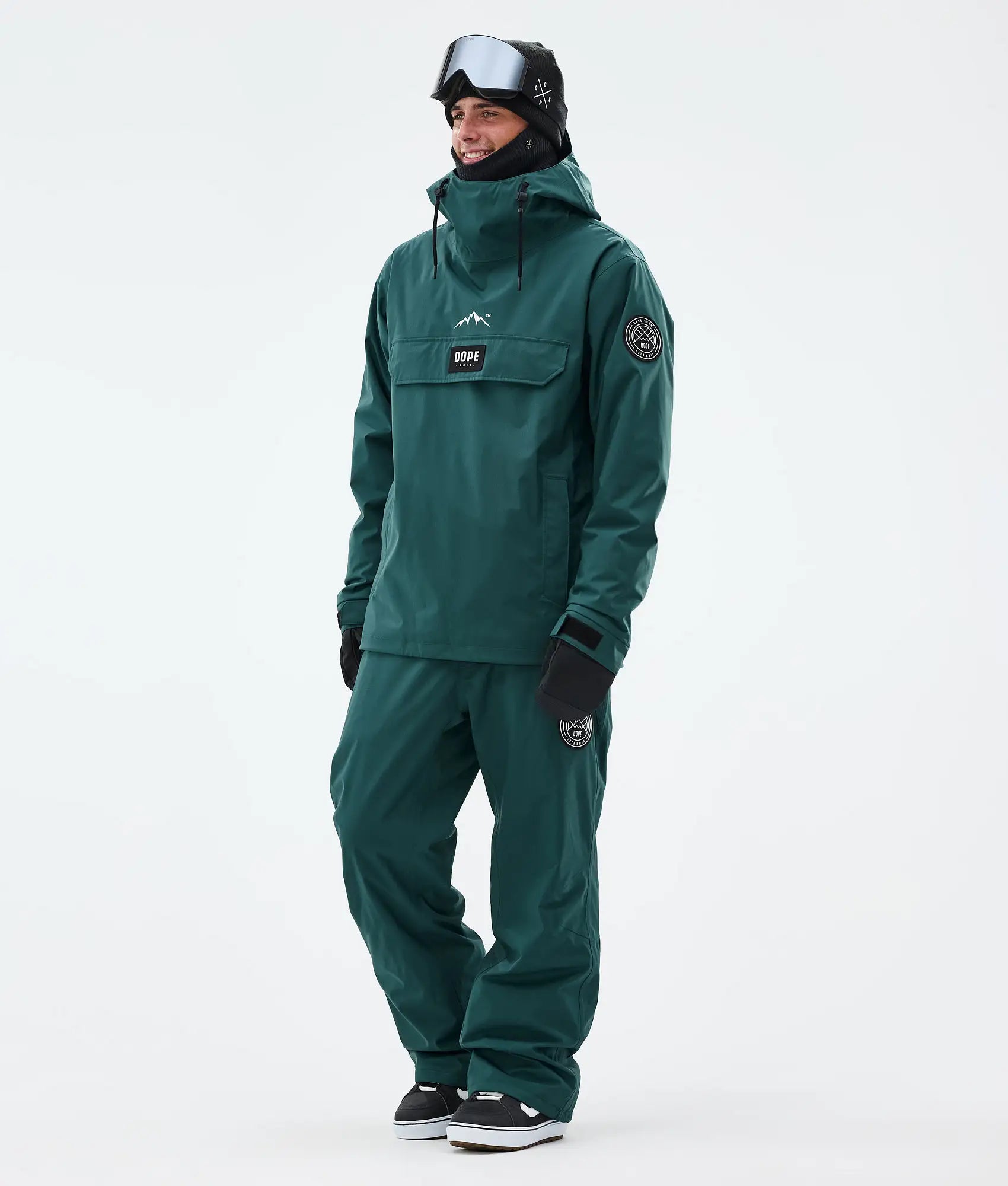 Stardust - Snowboardhose Herren Light Grey Bottle Green