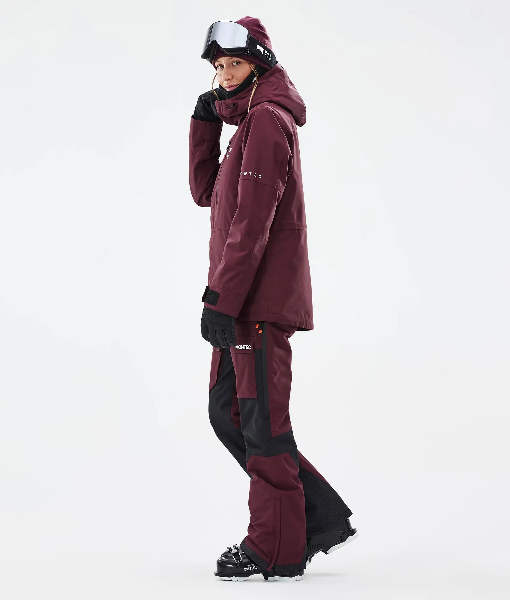 Creed W Skijacke Damen Burgundy