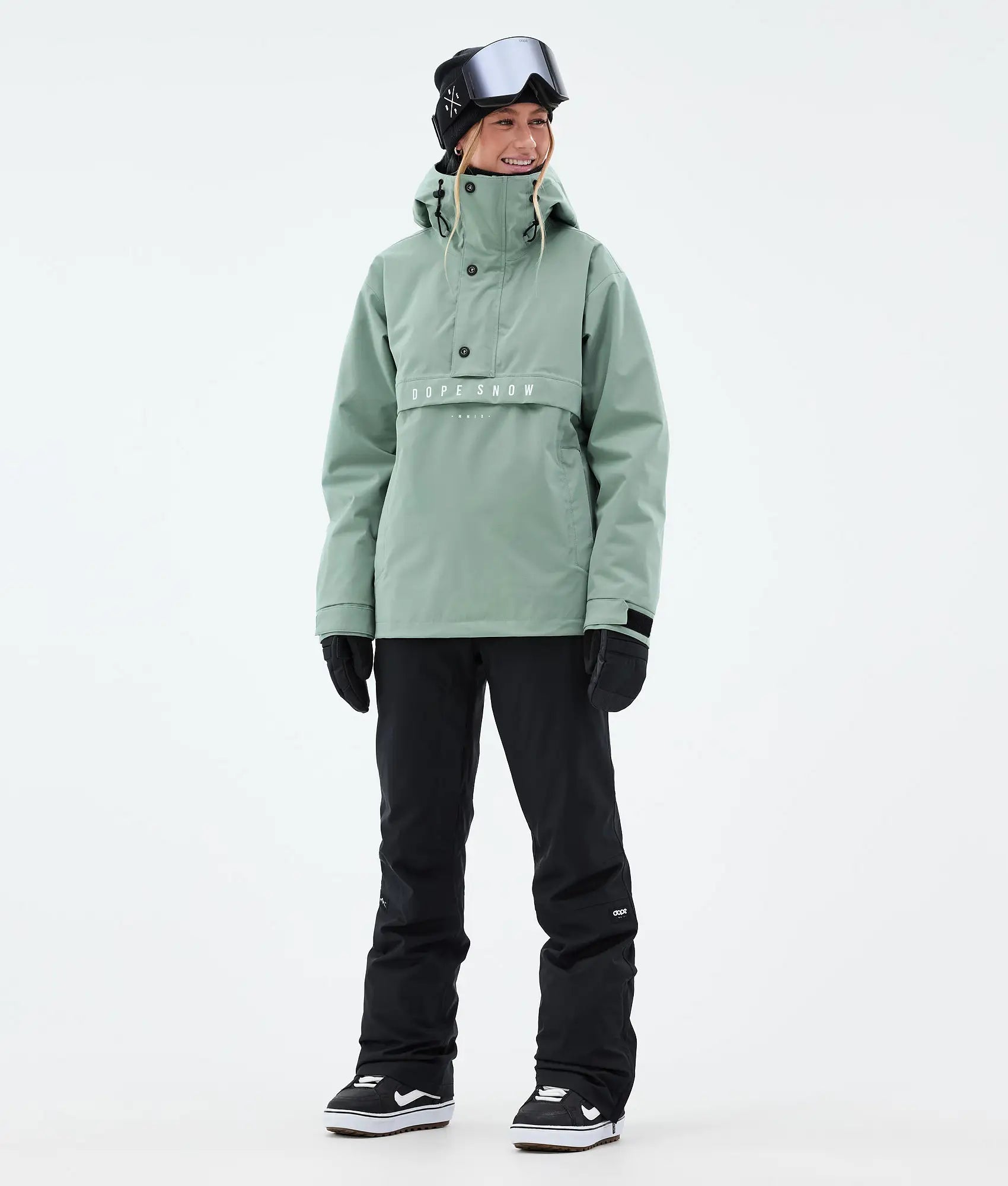Nautic W - Snowboardjacke Damen Faded Green