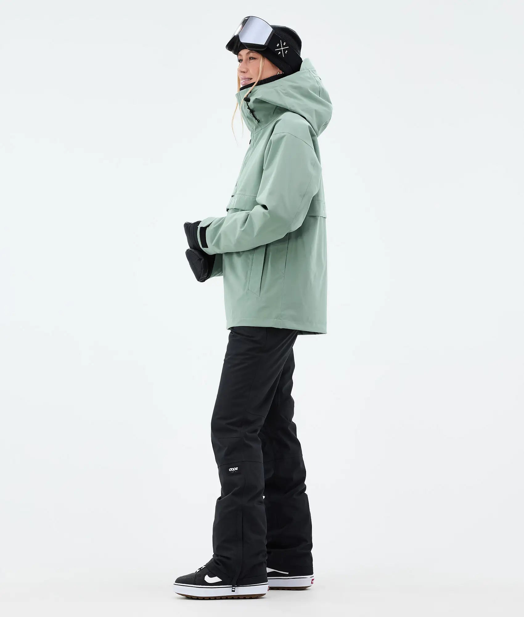 Nautic W - Snowboardjacke Damen Faded Green