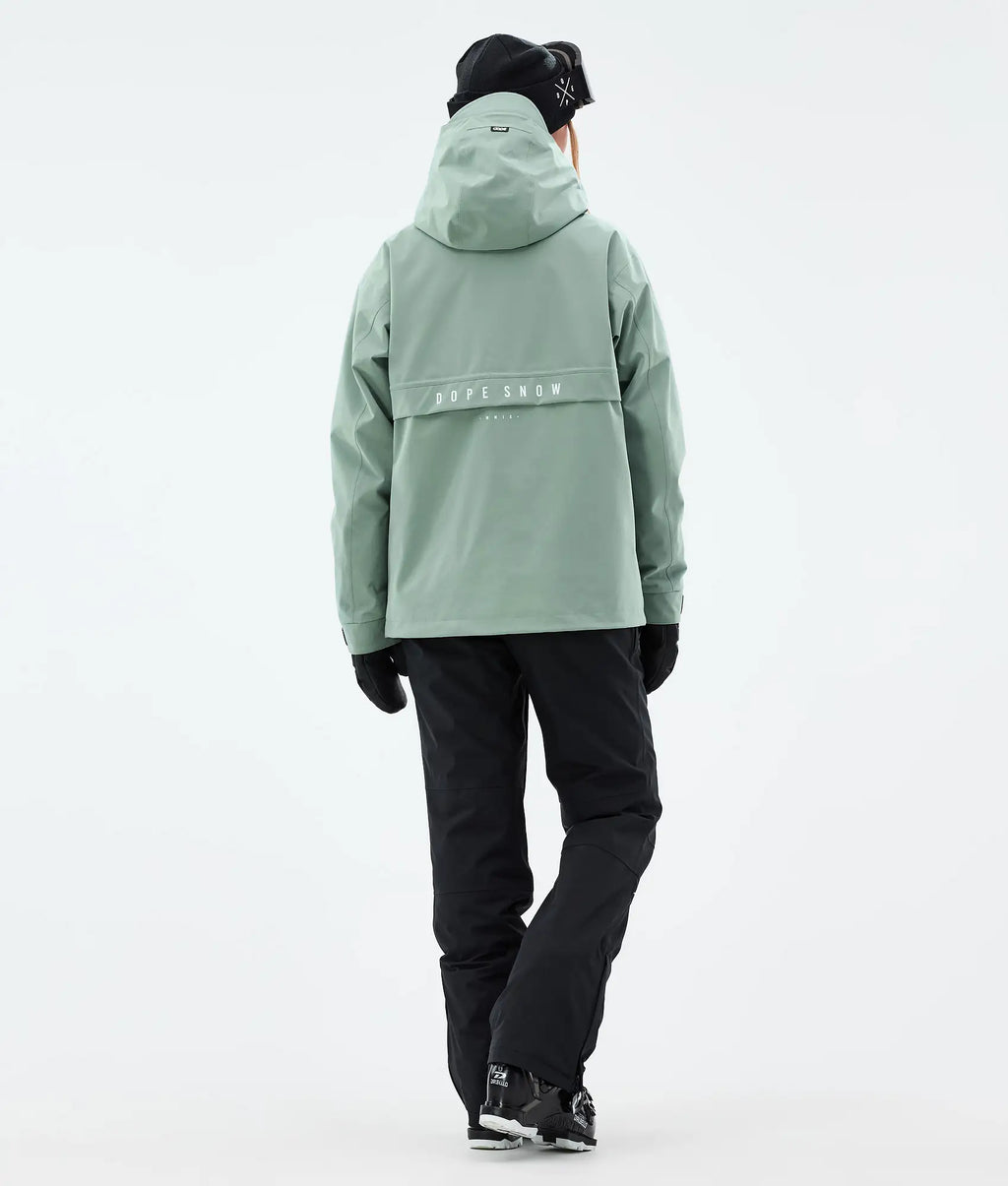 Nautic W - Snowboardjacke Damen Faded Green