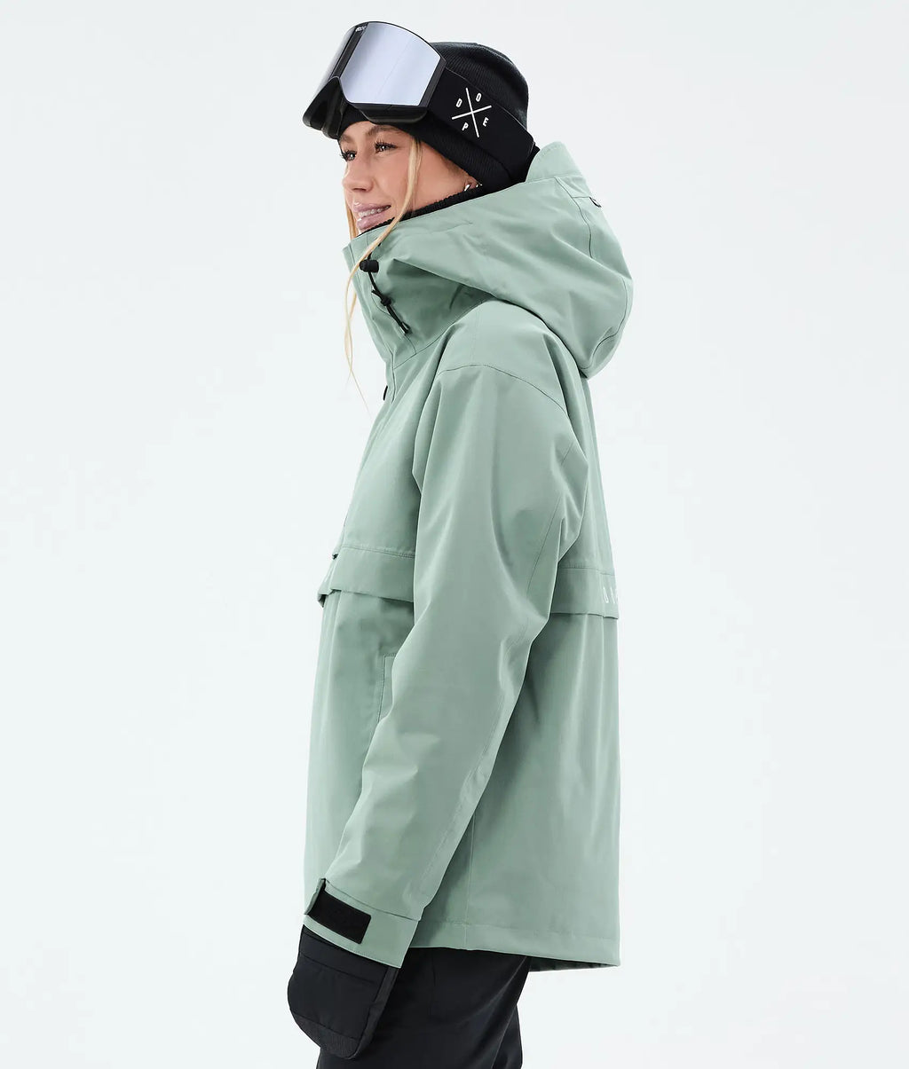 Nautic W - Snowboardjacke Damen Faded Green