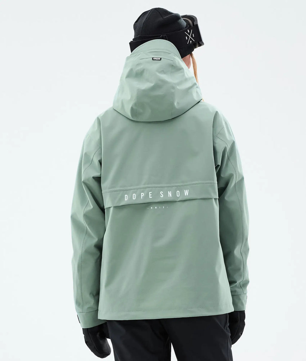 Nautic W - Snowboardjacke Damen Faded Green
