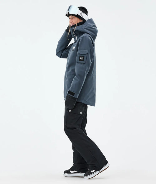 Adept W Snowboard Jacket Women Metal Blue
