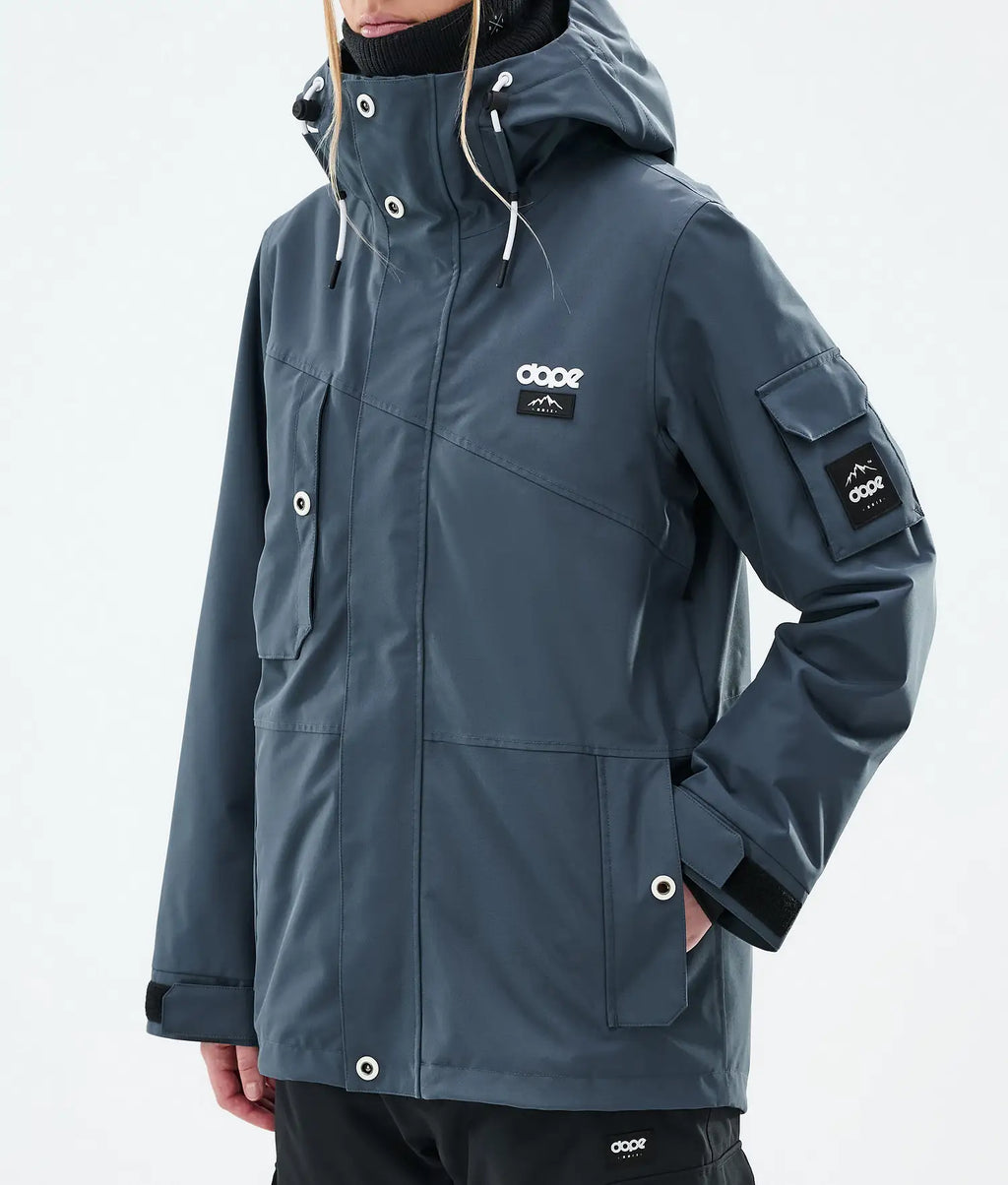 Adept W Snowboard Jacket Women Metal Blue