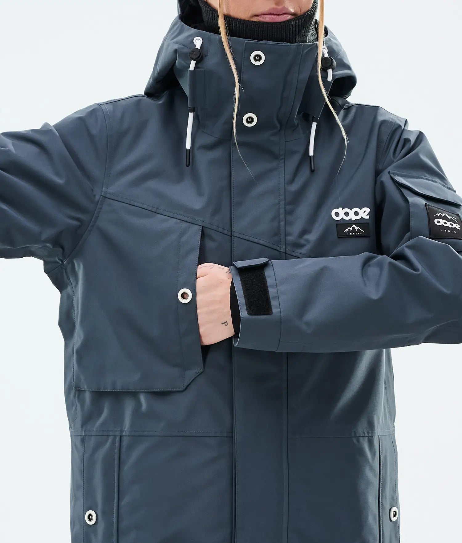 Adept W Snowboard Jacket Women Metal Blue