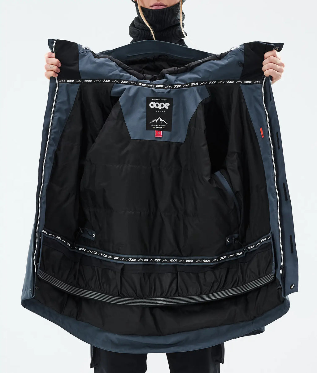 Adept W Snowboard Jacket Women Metal Blue