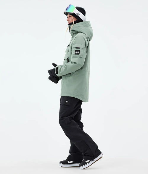 Akin W Snowboard Jacket Women Faded Green