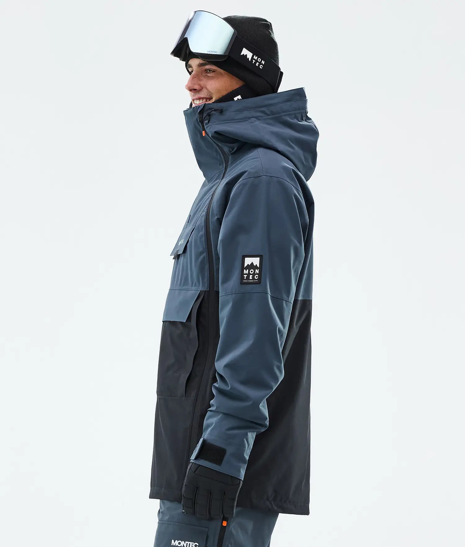 Doom Ski Jacket Men Metal Blue/Black