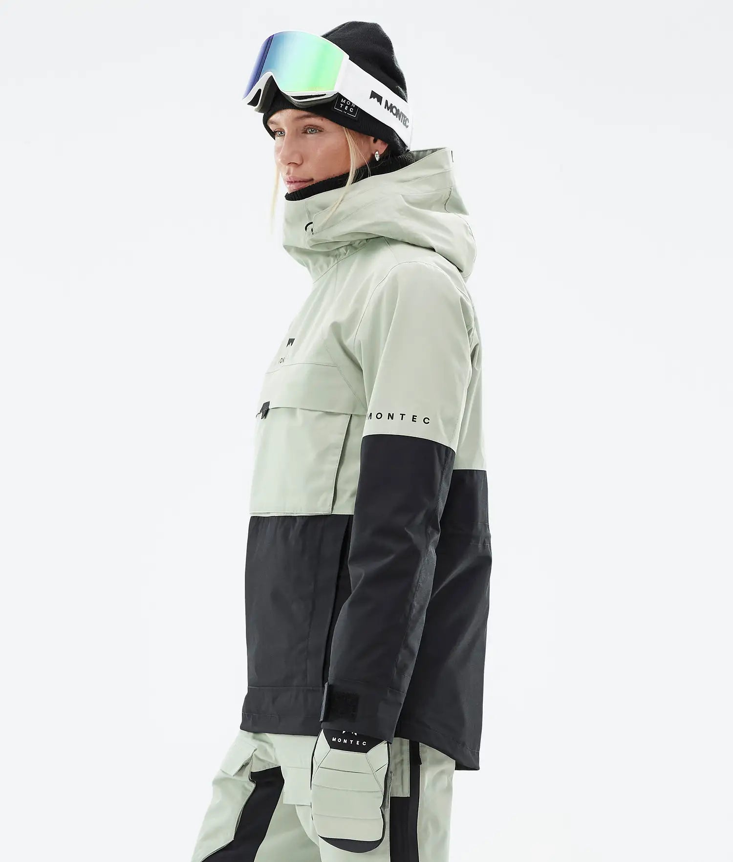 Dune W Ski Jacket Women Soft Green/Black