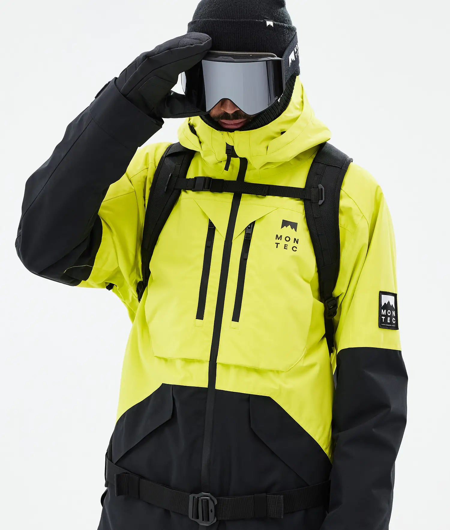 Arch Ski Jacket Men Bright Yellow/Black