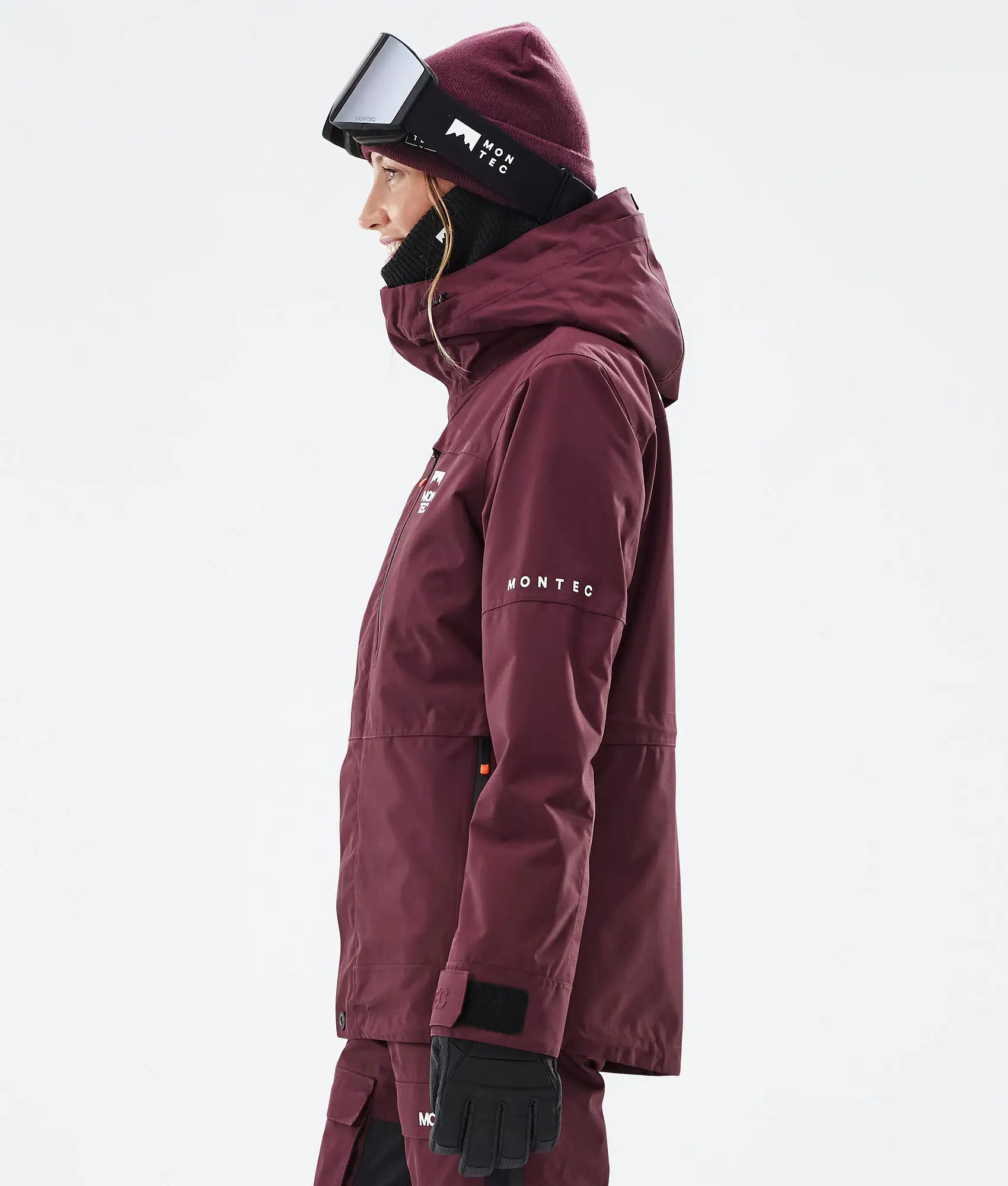 Creed W Skijacke Damen Burgundy