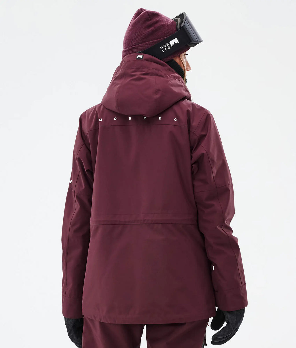Creed W Skijacke Damen Burgundy