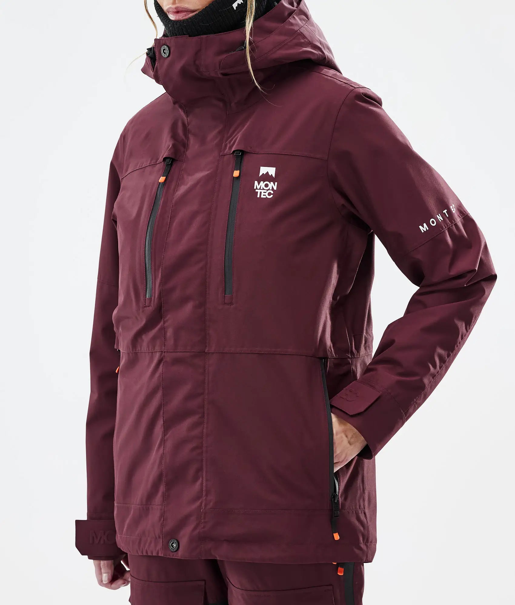 Creed W Skijacke Damen Burgundy