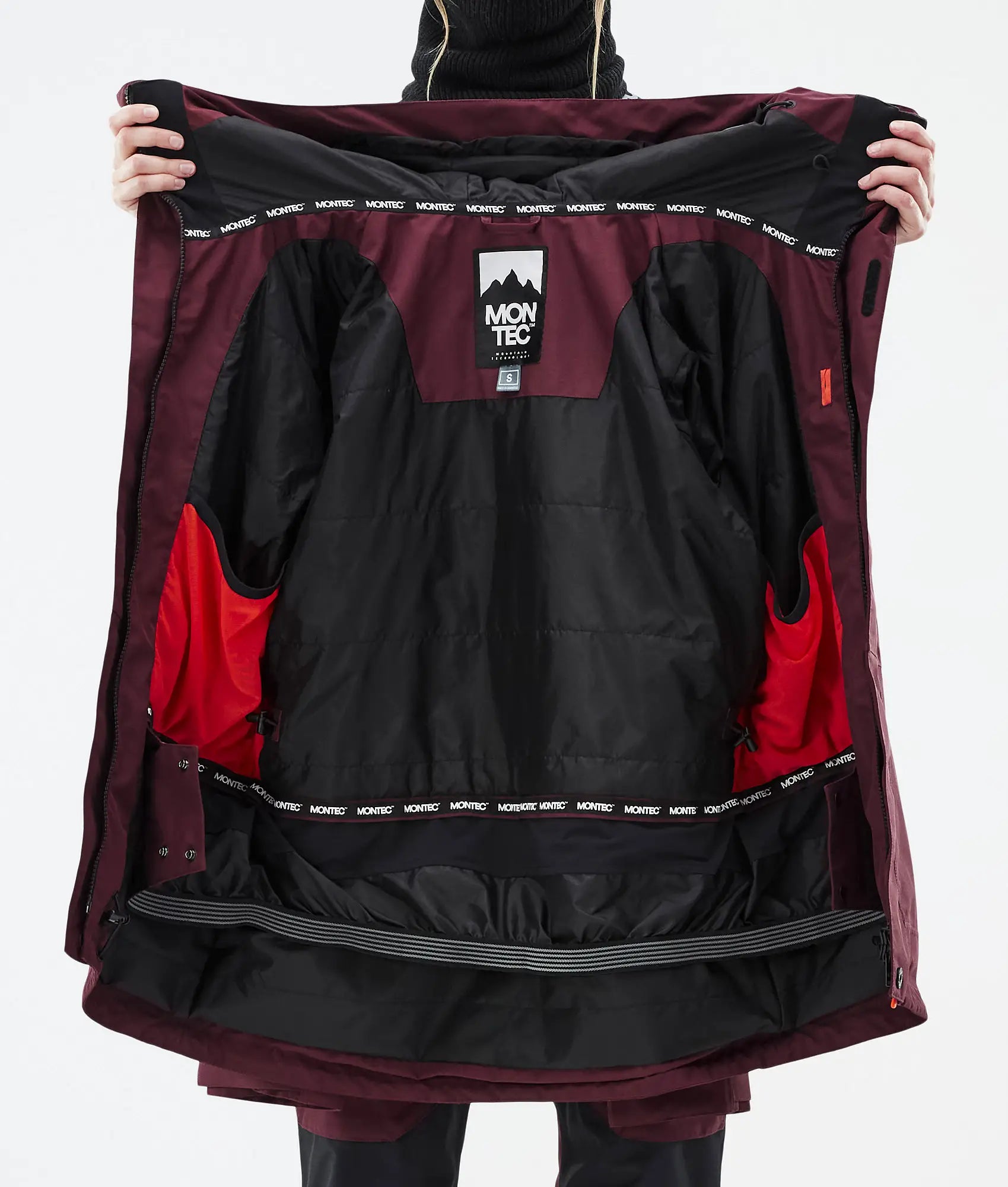 Creed W Skijacke Damen Burgundy