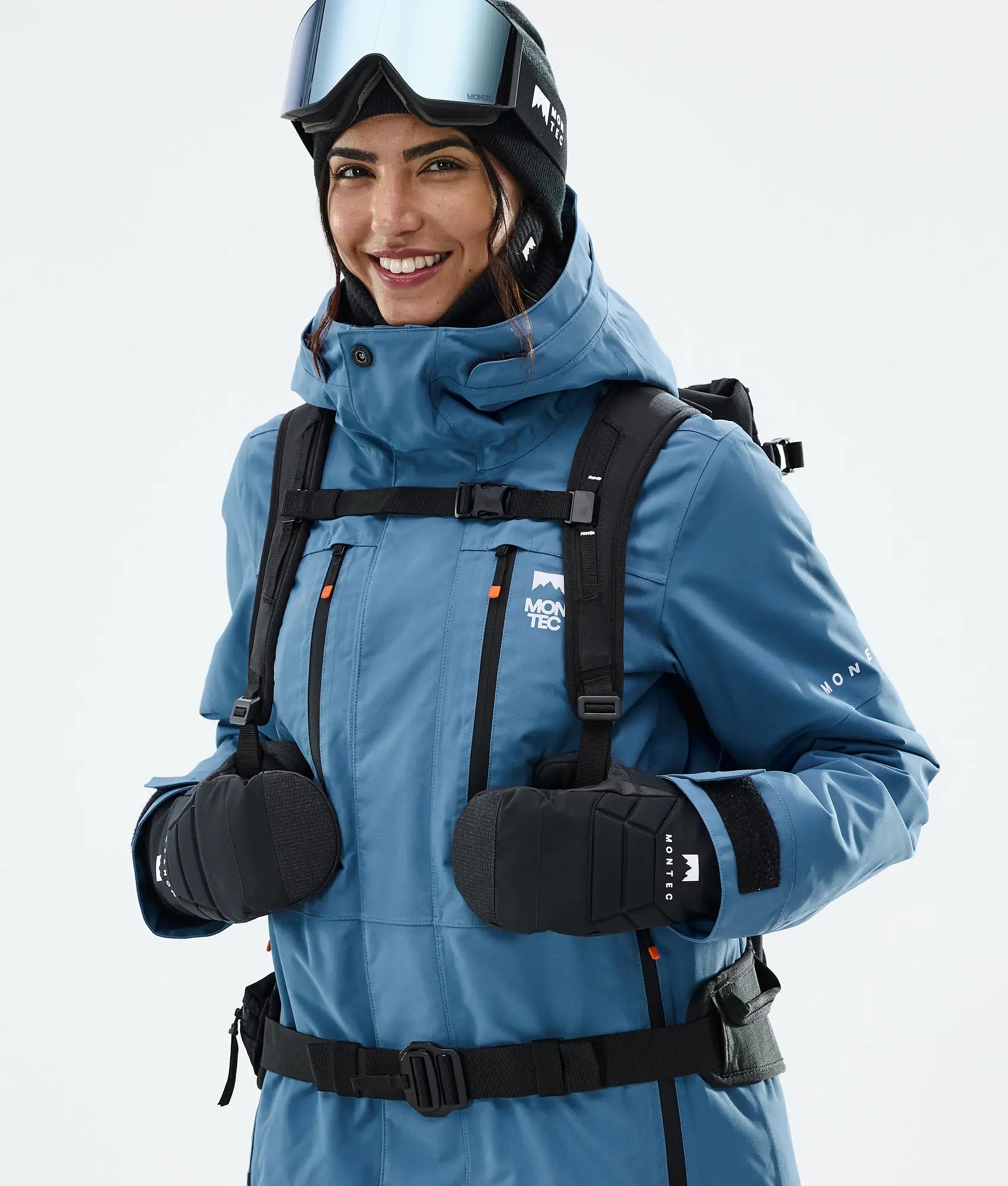 Creed W Skijacke Damen Blue Steel