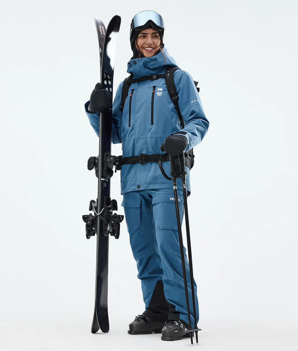Creed W Skijacke Damen Blue Steel
