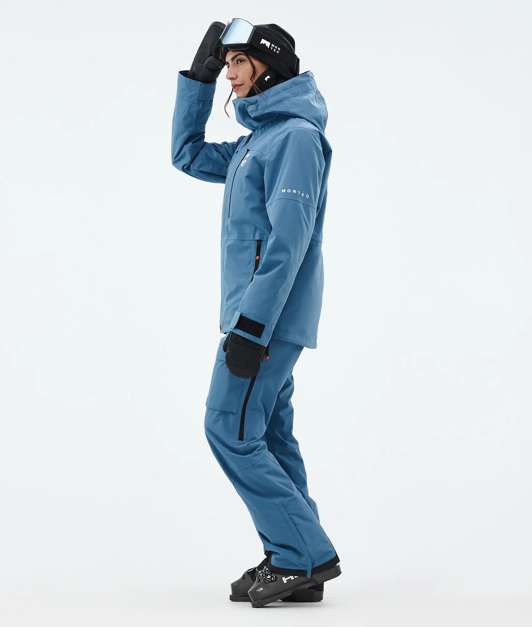 Creed W Skijacke Damen Blue Steel