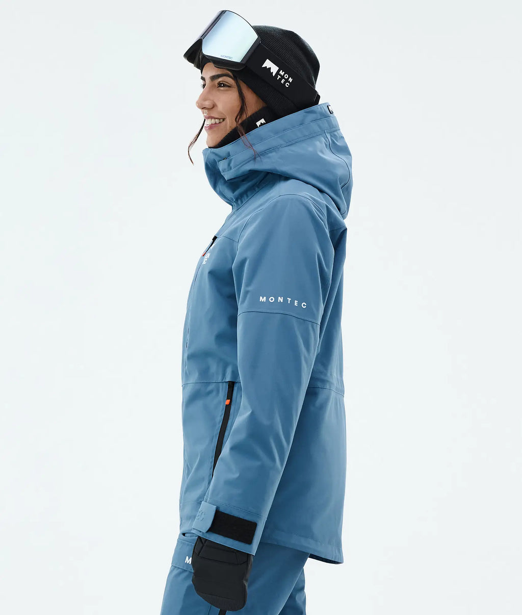 Creed W Skijacke Damen Blue Steel