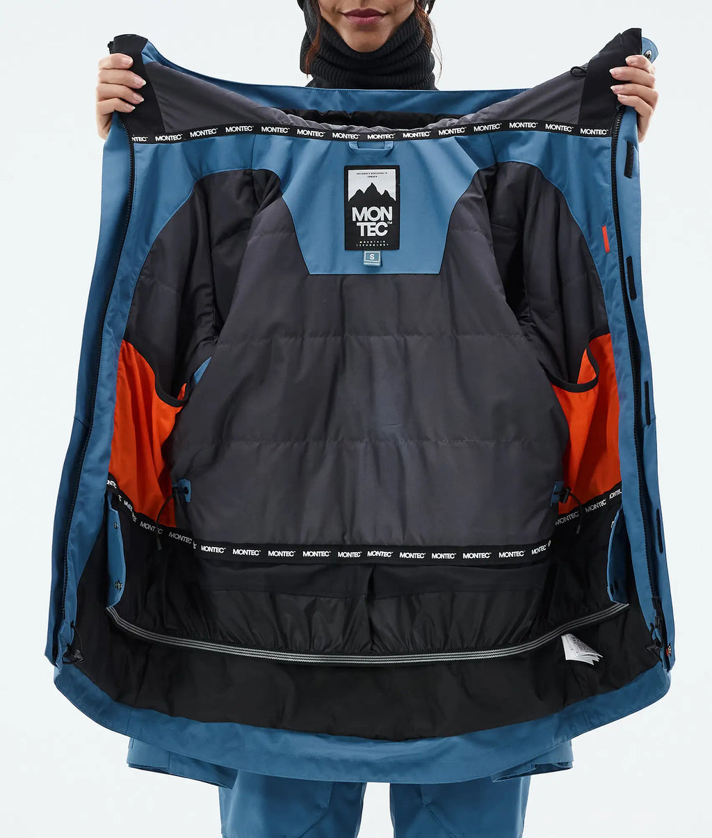 Creed W Skijacke Damen Blue Steel
