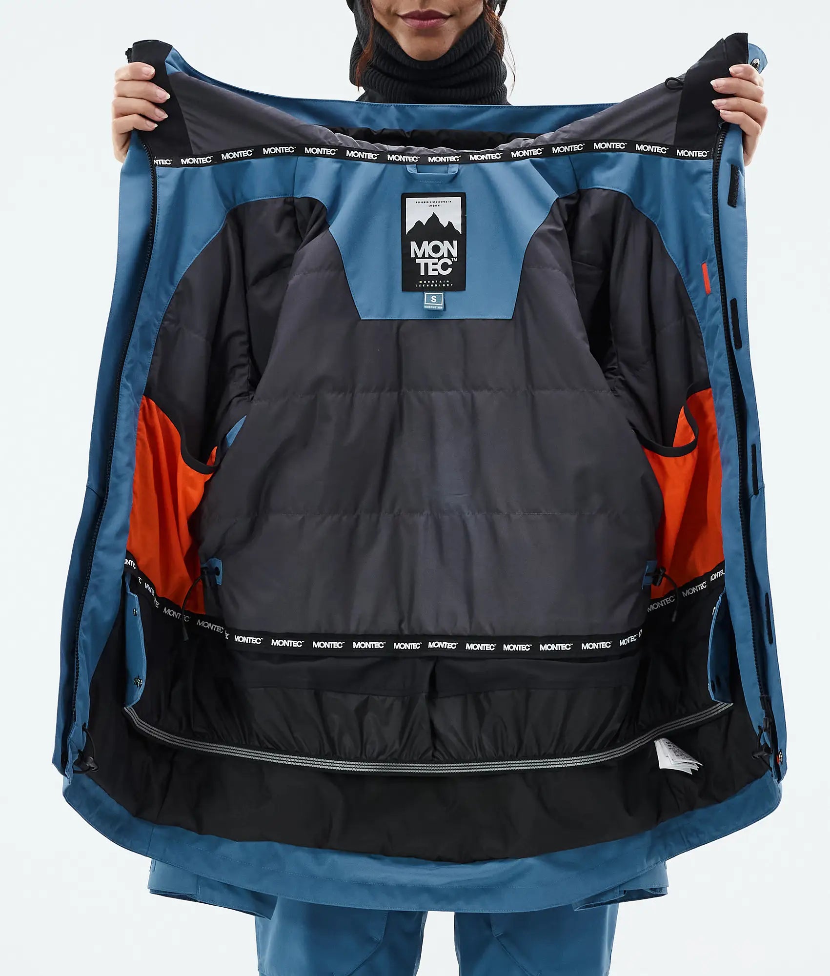 Creed W Skijacke Damen Blue Steel