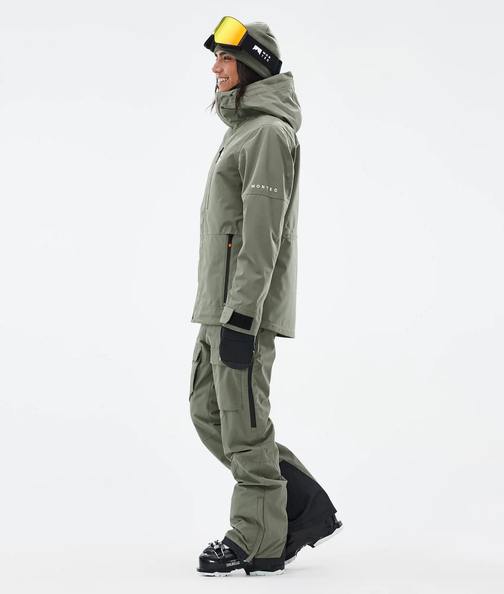 Creed W Skijacke Damen Greenish