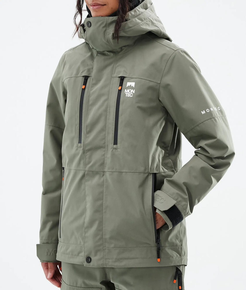 Creed W Skijacke Damen Greenish