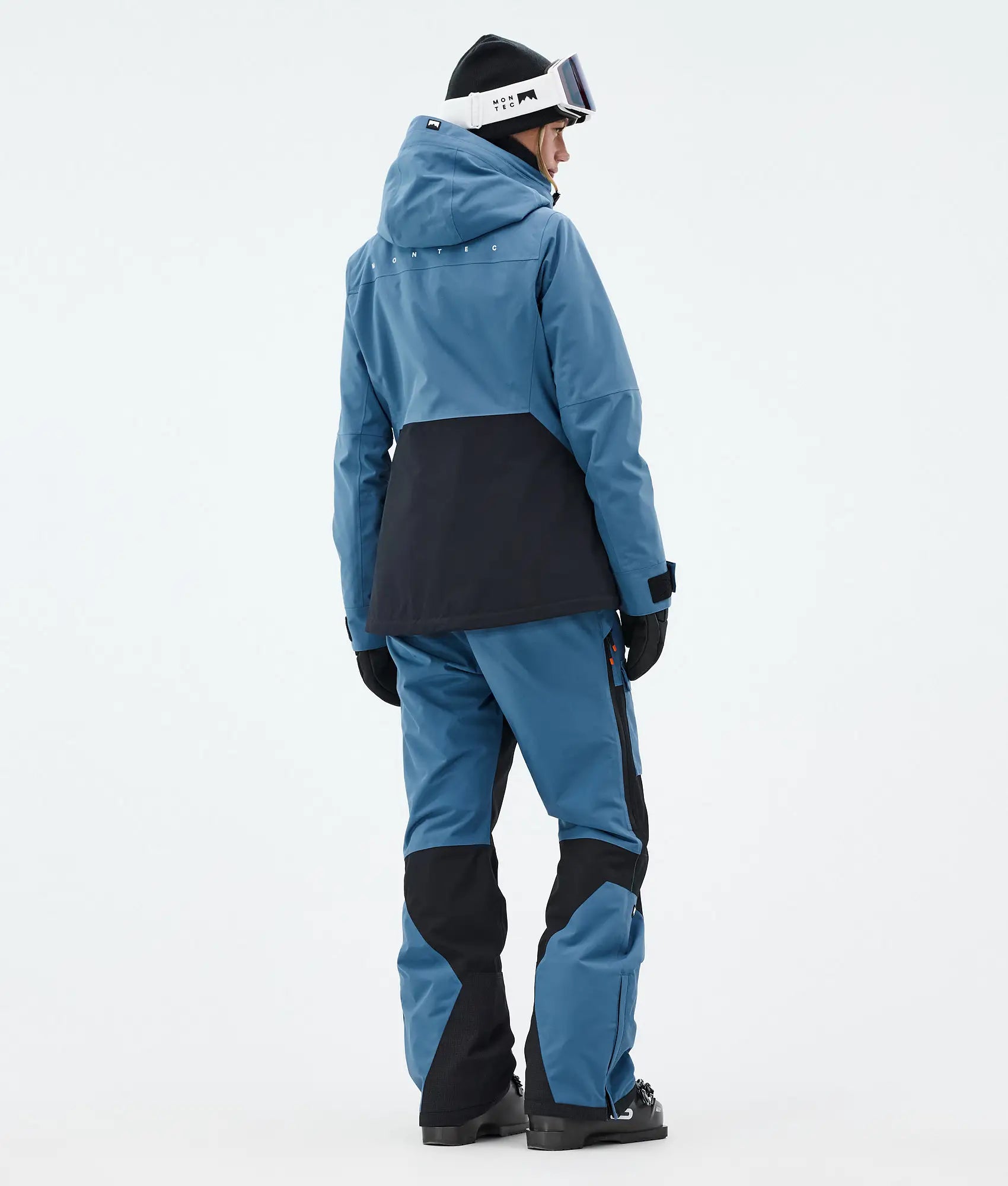 Cloud W Skijacke Damen Blue Steel/Black