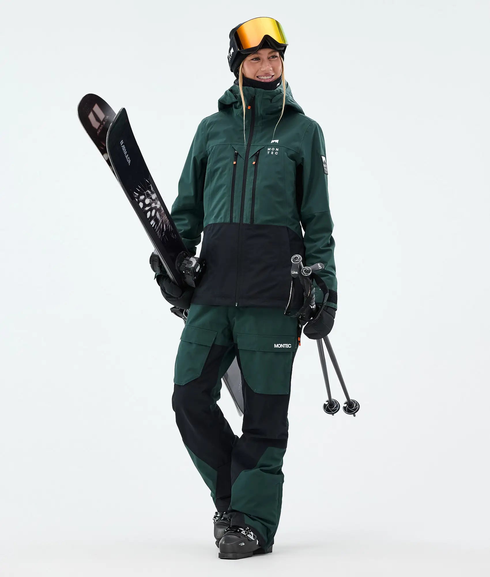 Creed W - Skihose Damen Dark Atlantic/Black