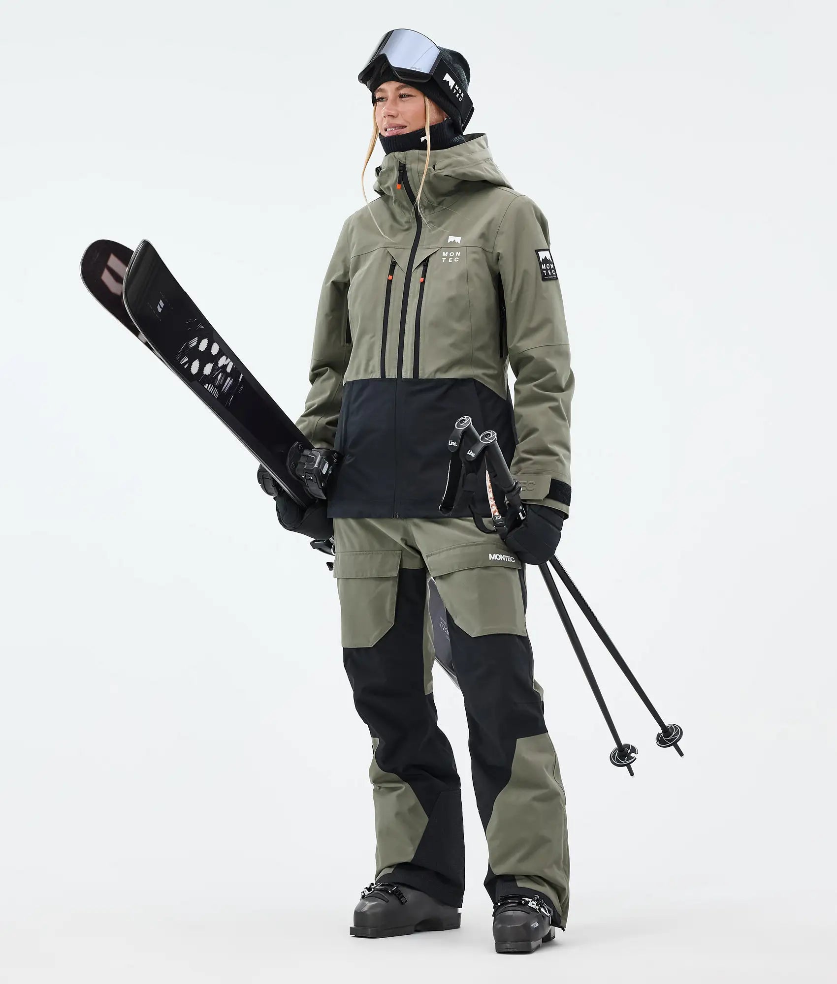 Creed W - Skihose Damen Greenish/Black
