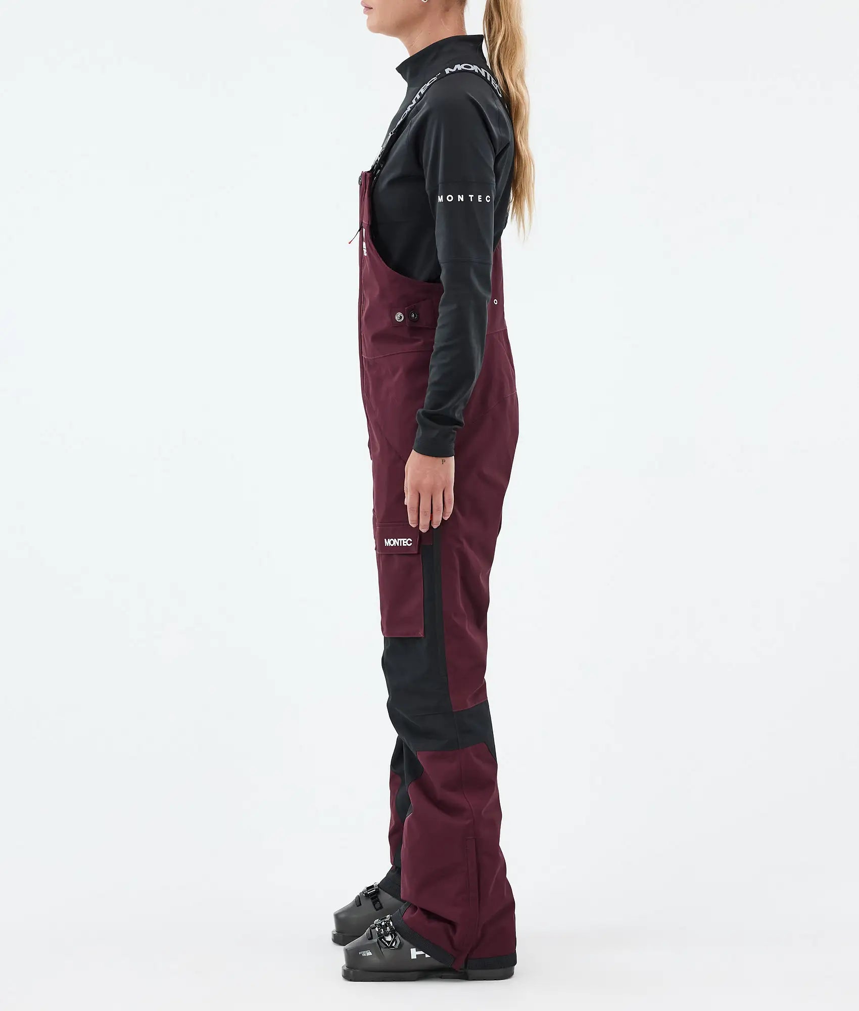 Creed W - Skihose Damen Burgundy/Black