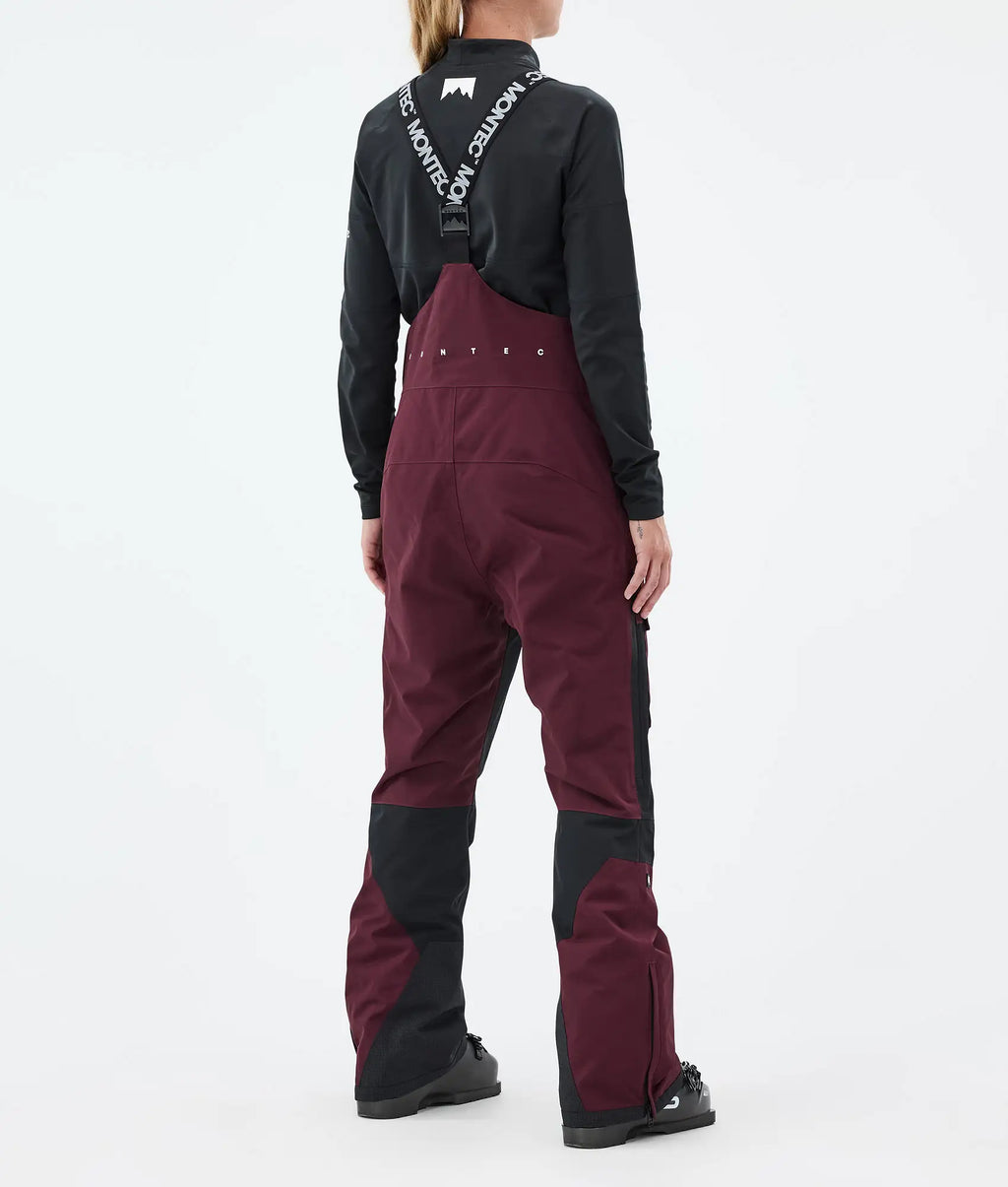Creed W - Skihose Damen Burgundy/Black