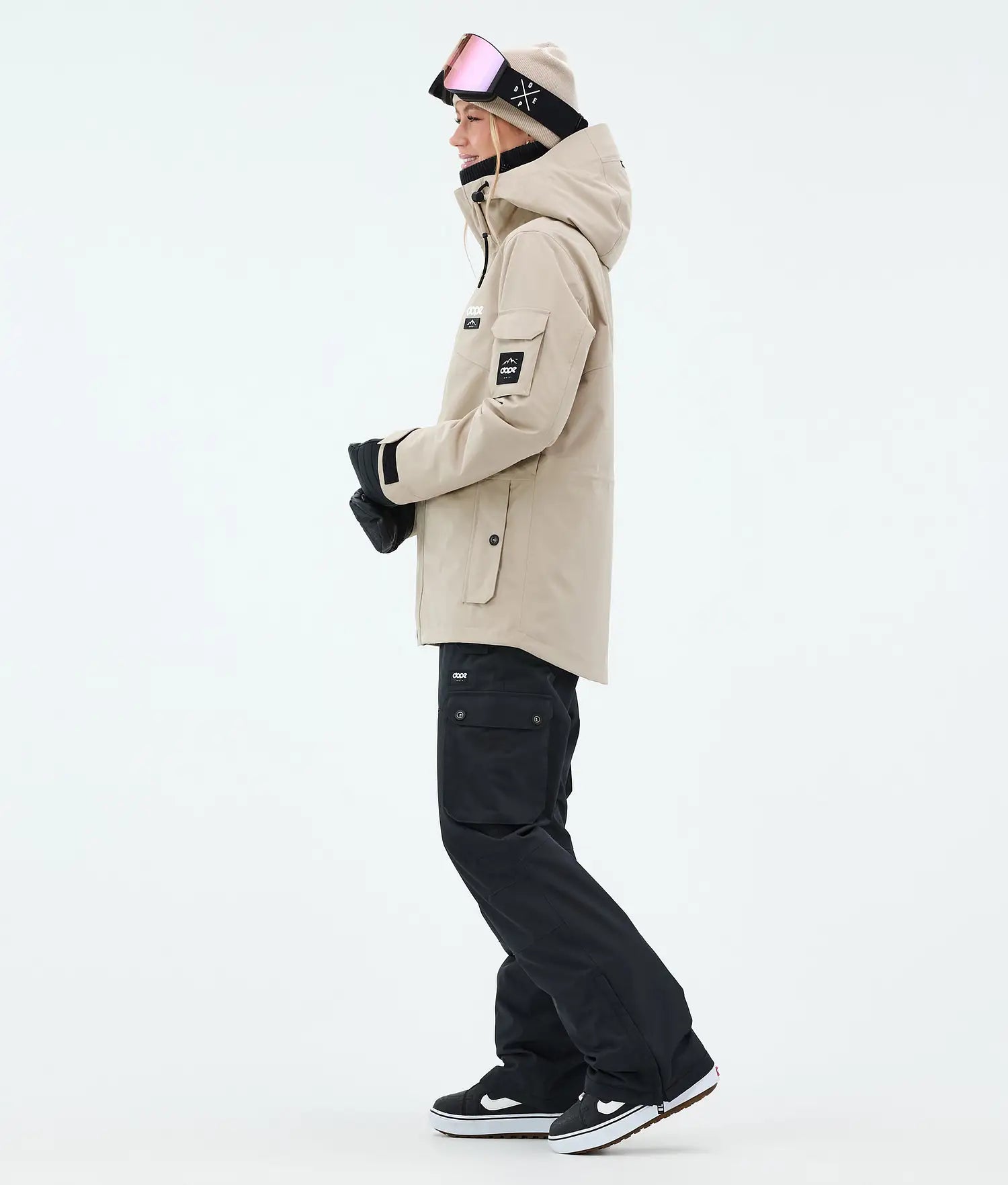 Adept W Snowboard Jacket Women Sand