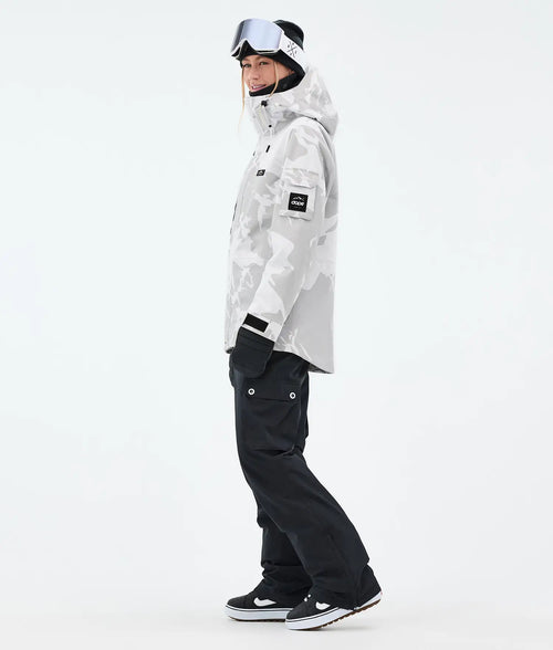 Adept W Snowboard Jacket Women Grey Camo