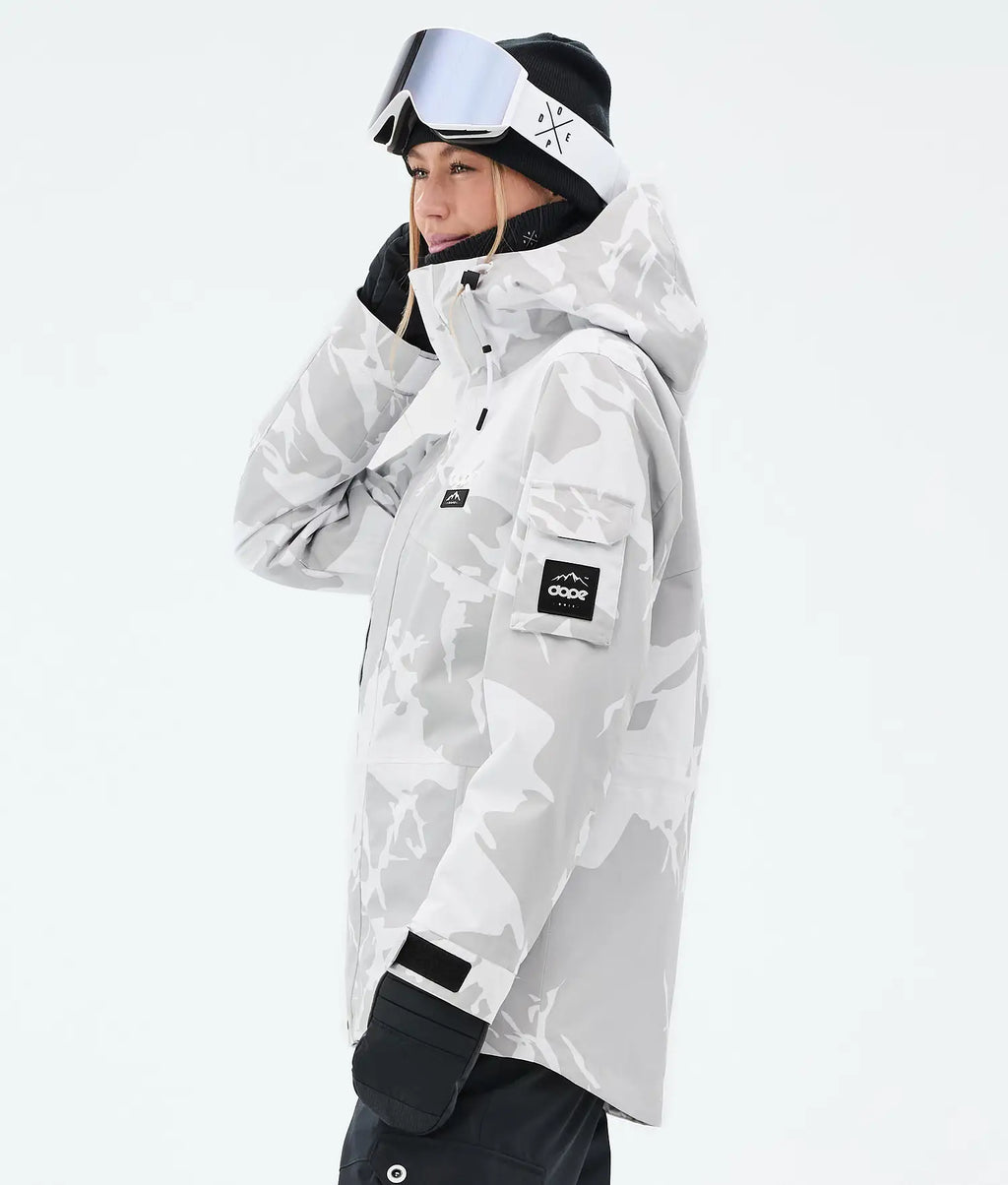 Adept W Snowboard Jacket Women Grey Camo