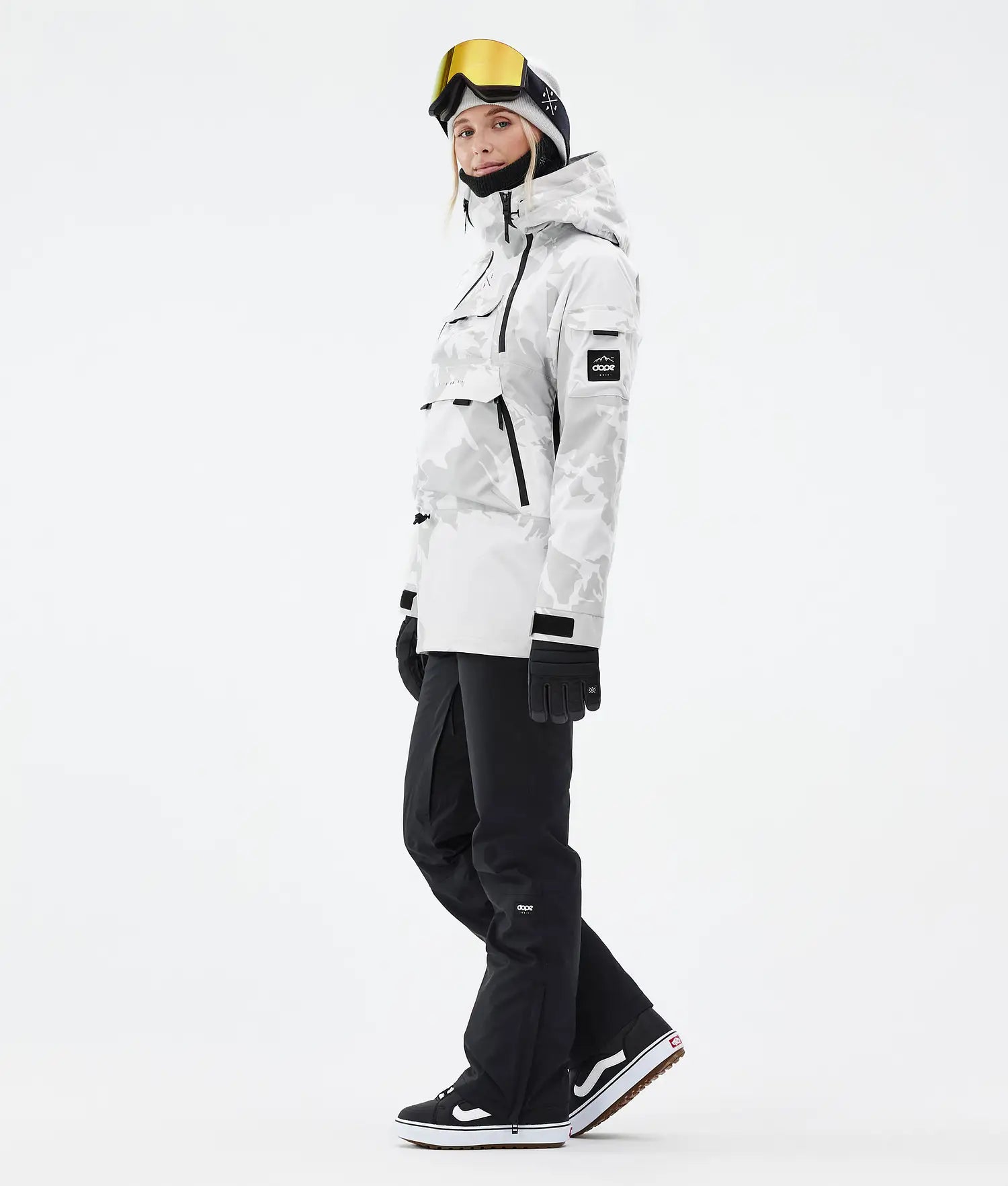 Akin W Snowboard Jacket Women Grey Camo