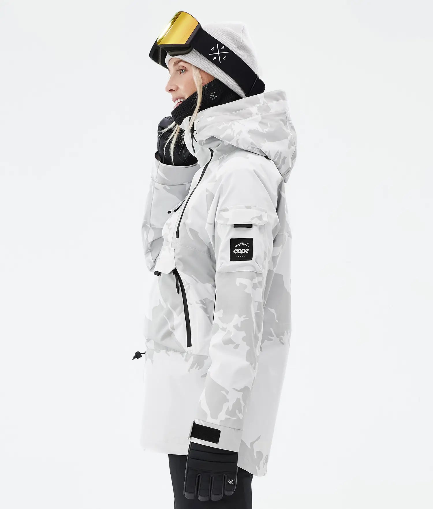 Akin W Snowboard Jacket Women Grey Camo