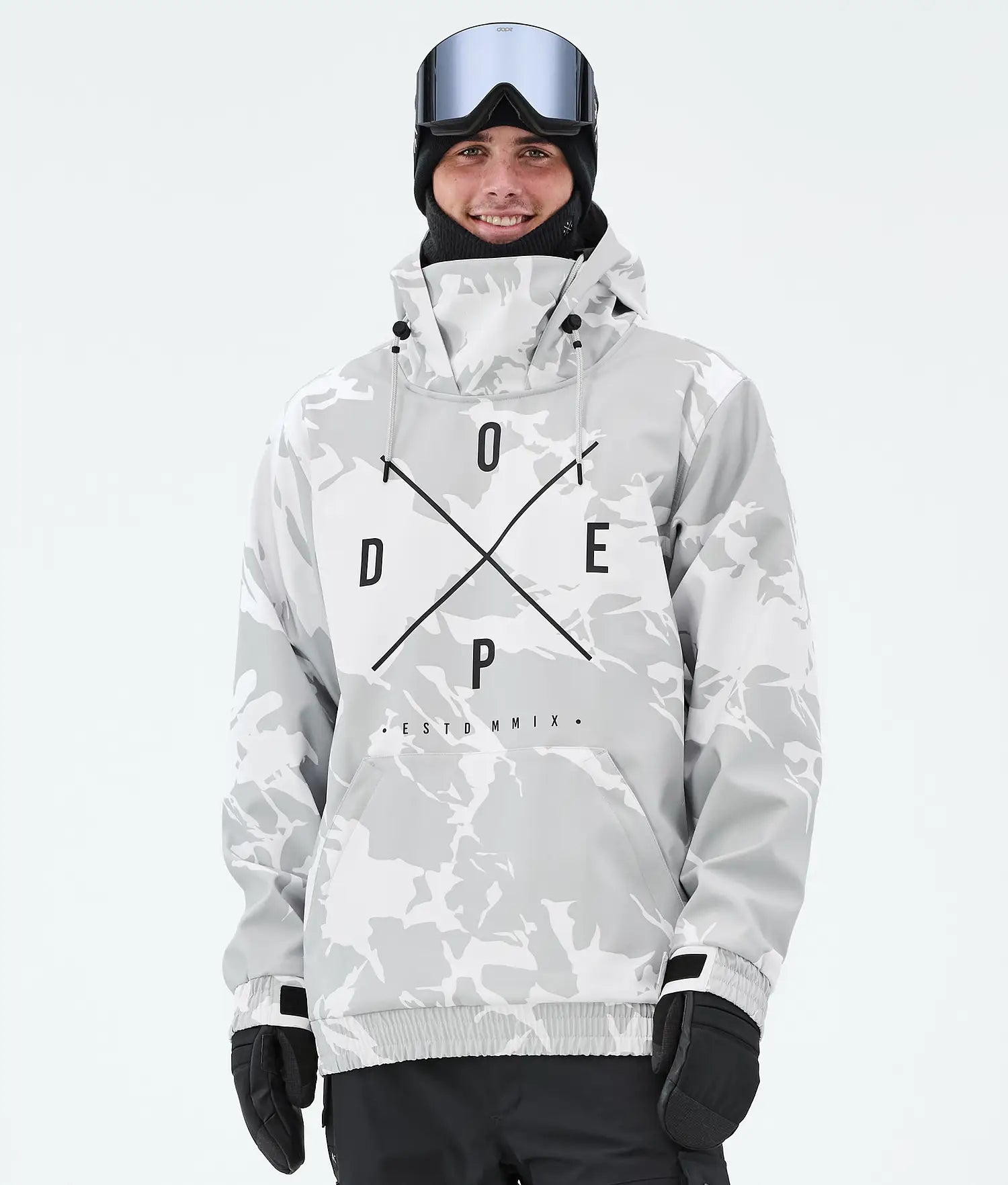 Yeti Snowboard Jacket Men 2X-Up Grey Camo