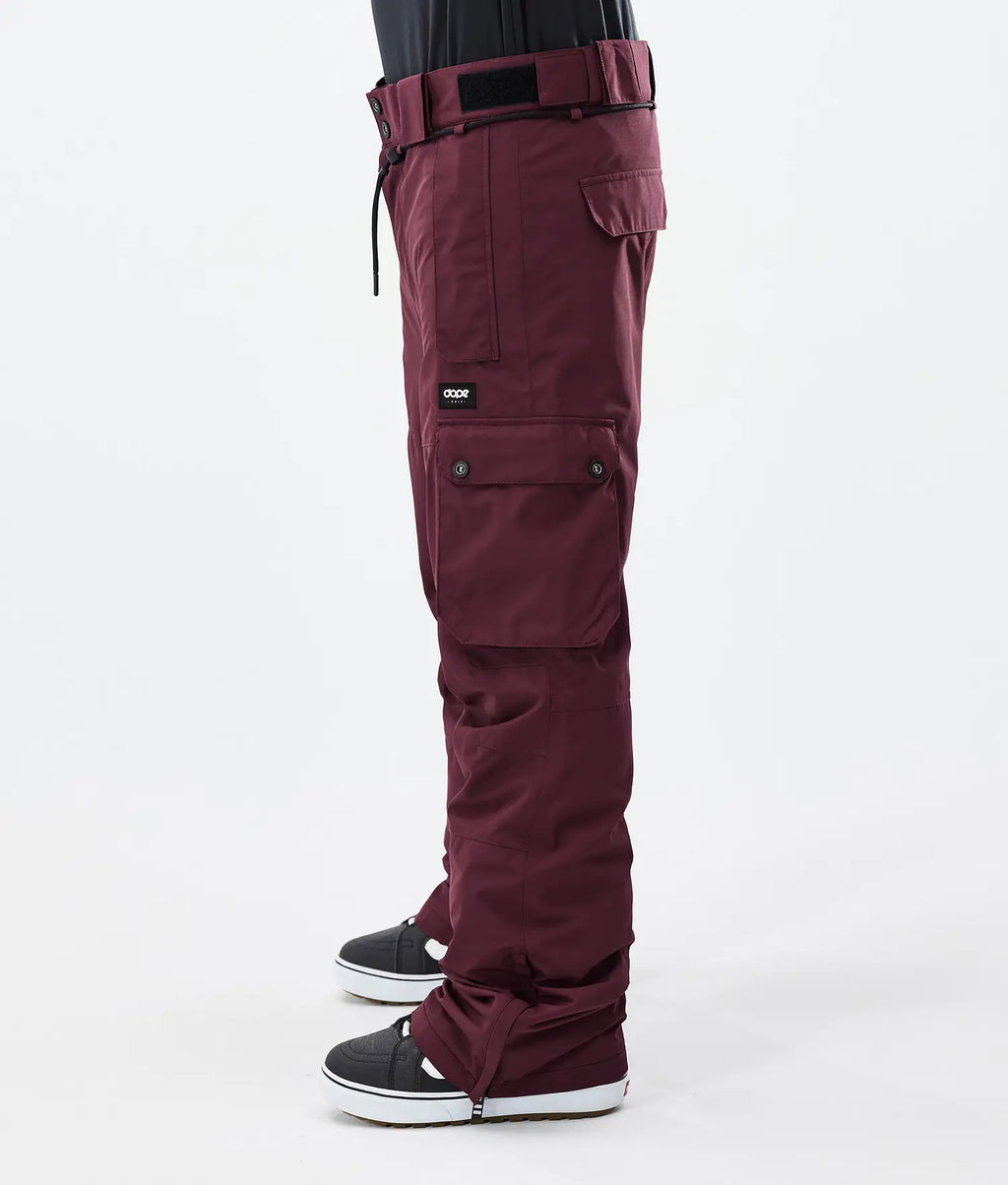 Iconic Snowboard Pants Men Don Burgundy