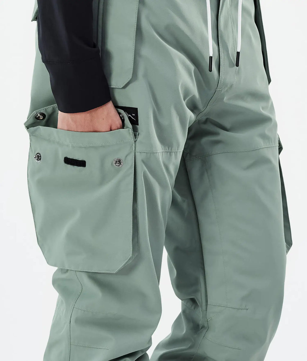 Iconic W Snowboard Pants Women Faded Green