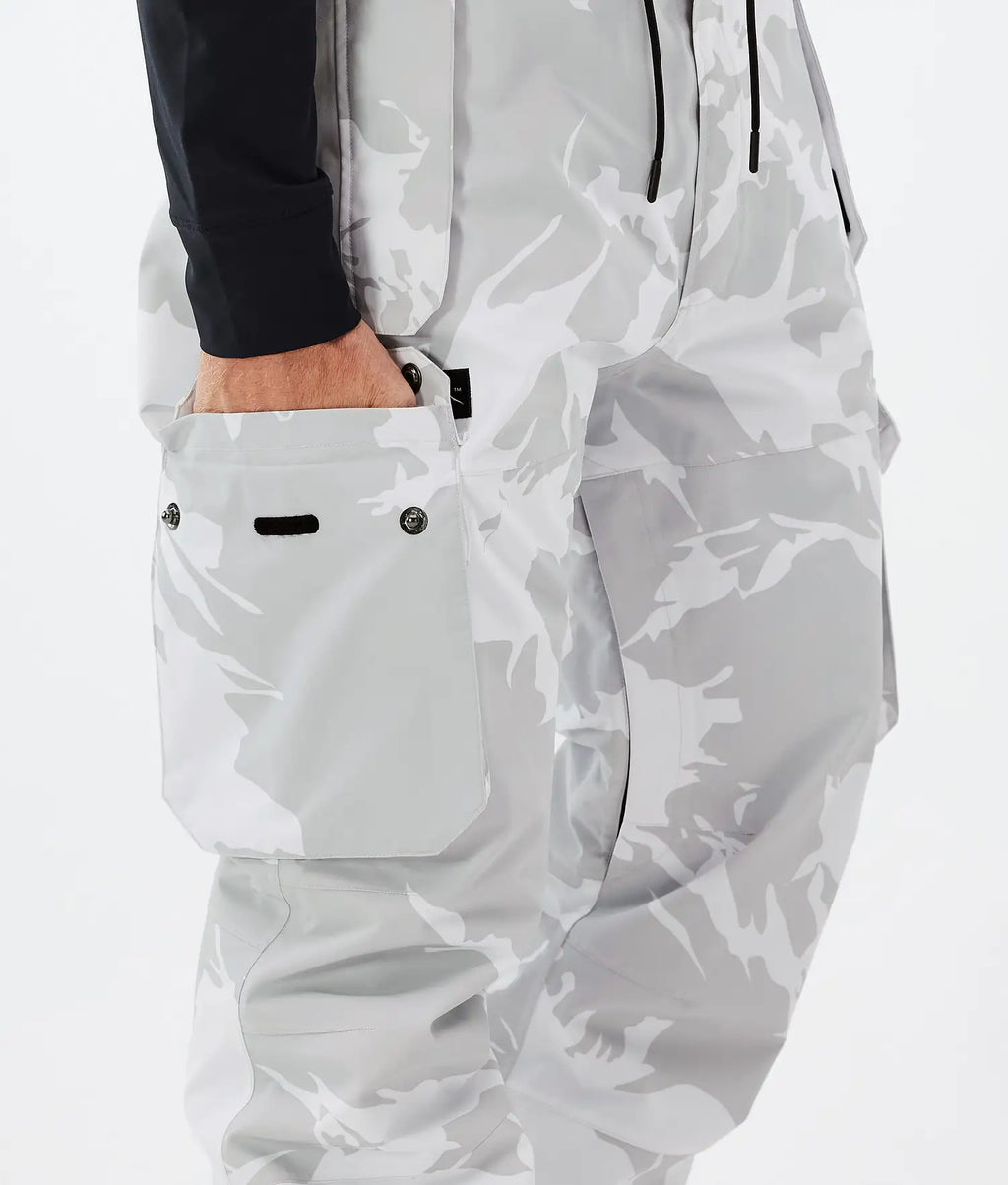 Iconic Snowboard Pants Men Grey Camo