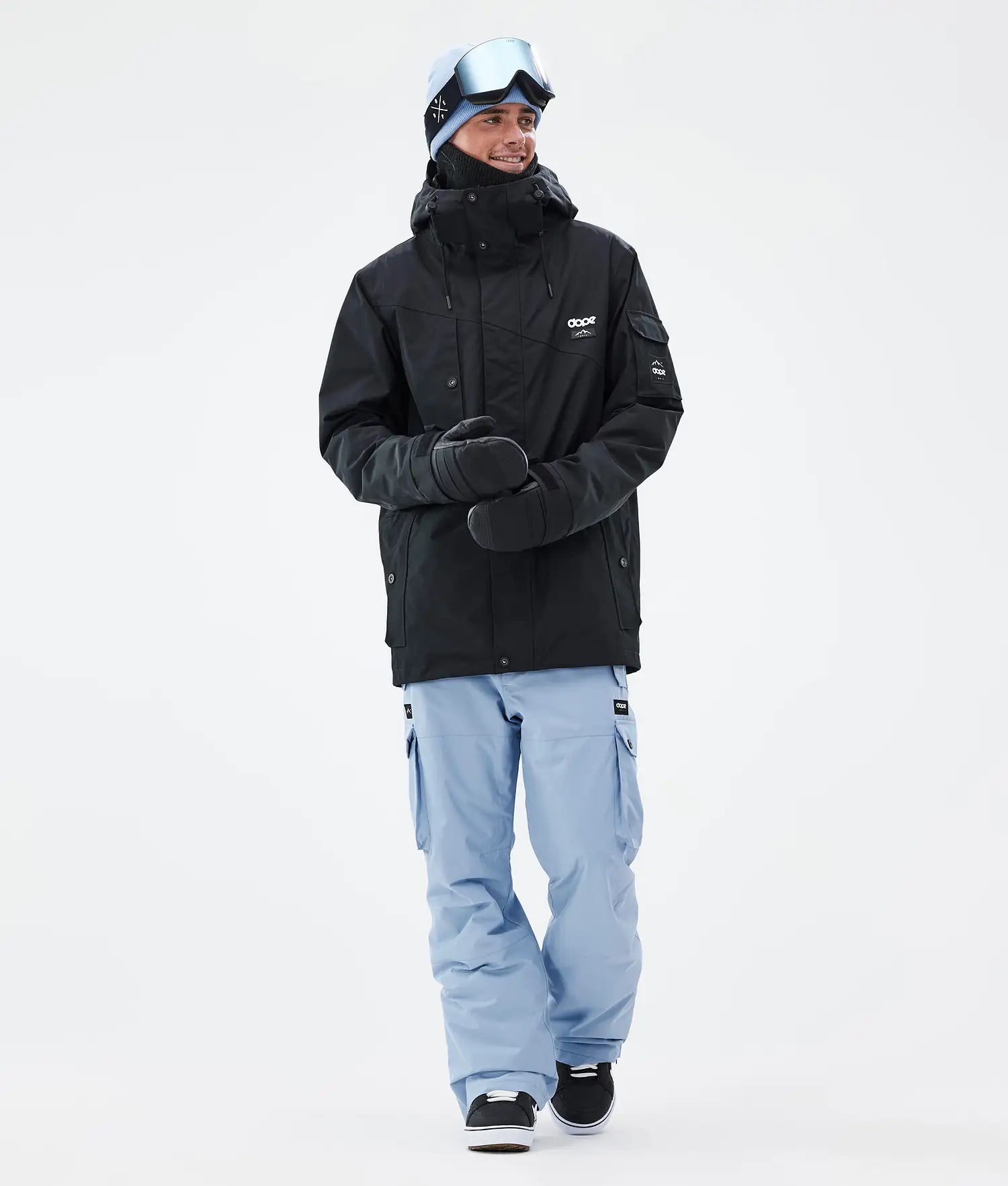 Iconic Snowboard Pants Men Metal Blue Camo