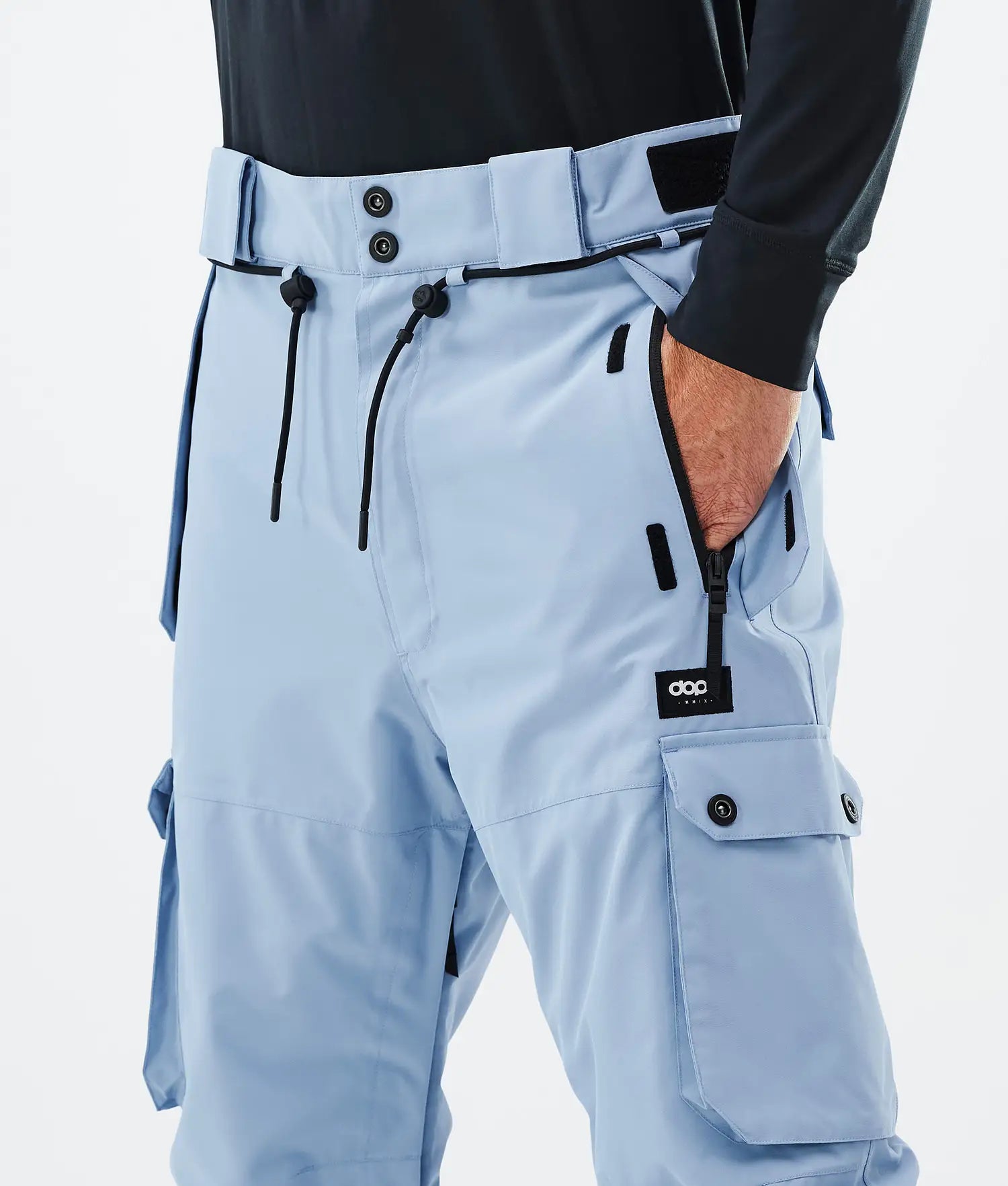 Iconic Snowboard Pants Men Metal Blue Camo
