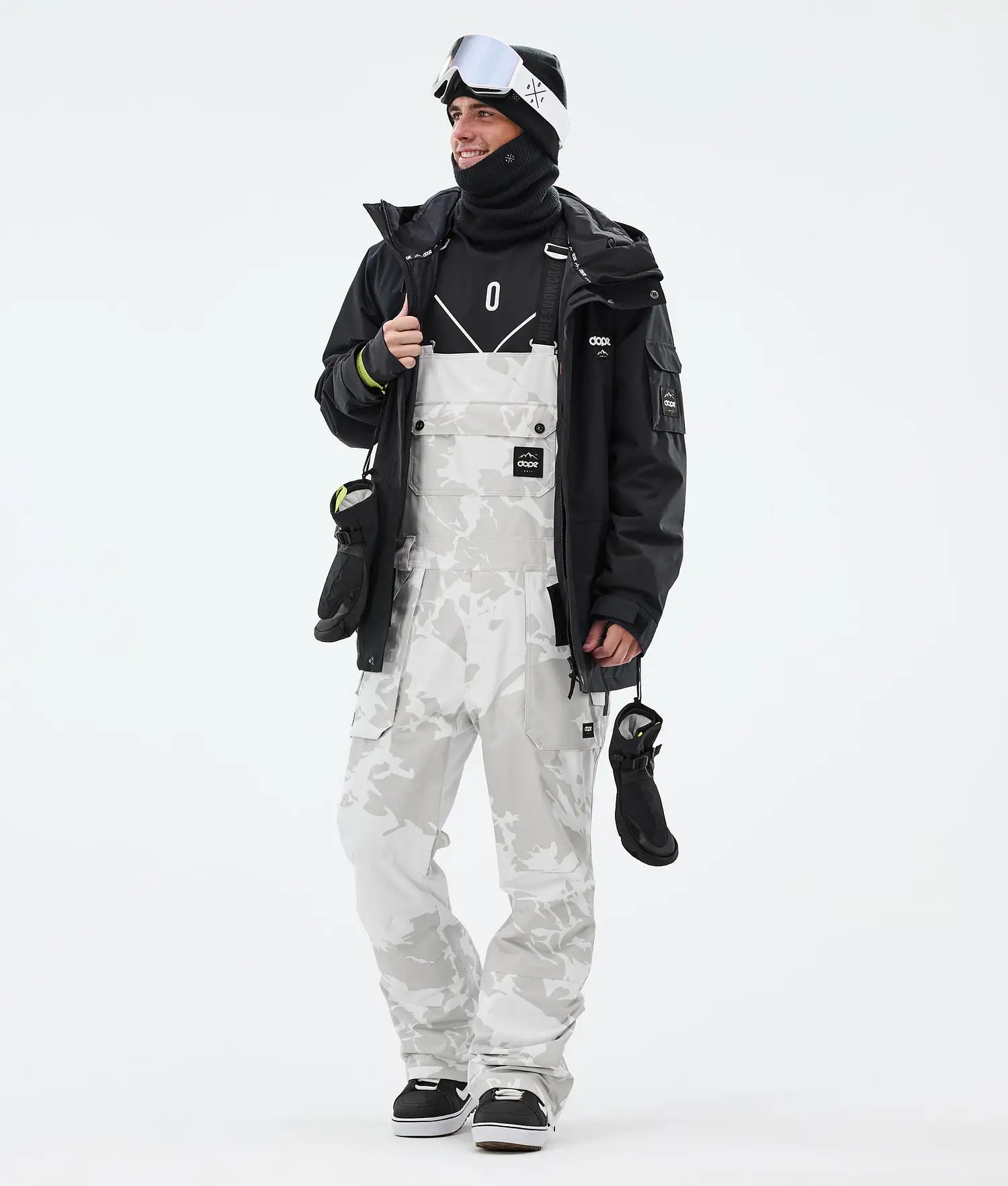 Notorious B.I.B Snowboard Pants Men Grey Camo