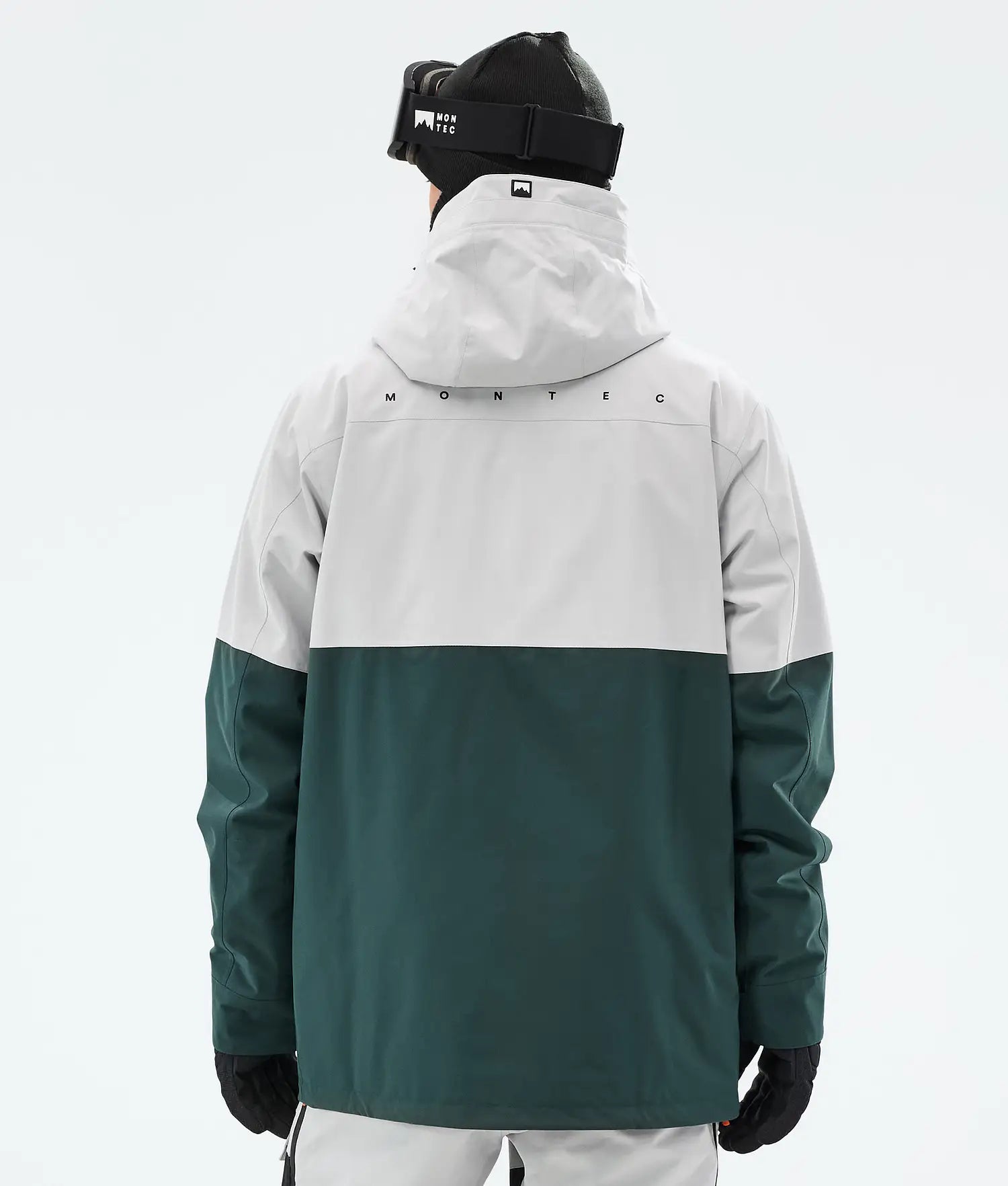 Doom Ski Jacket Men Light Grey/Black/Dark Atlantic