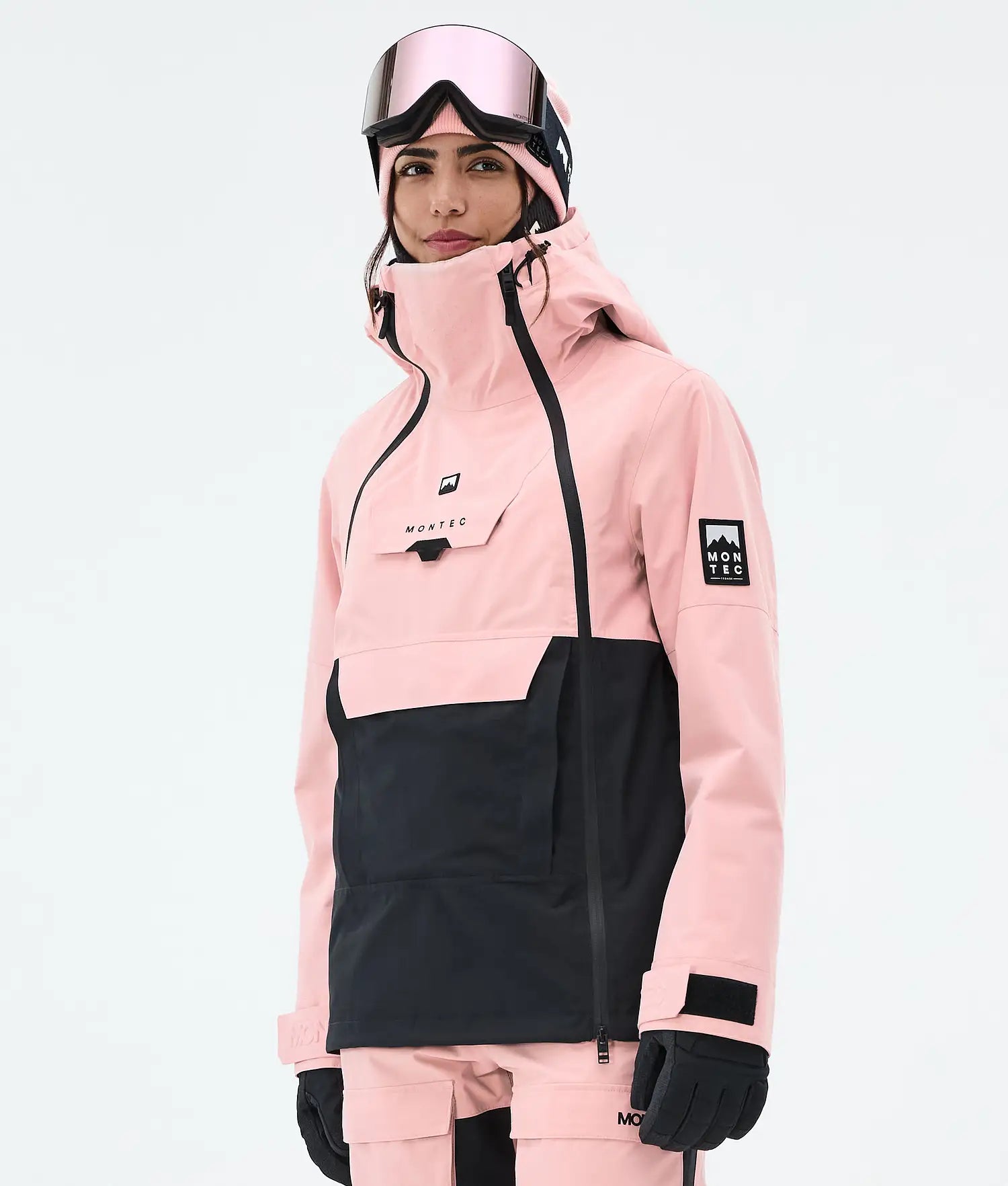 Doom W Ski Jacket Women Soft Pink/Black