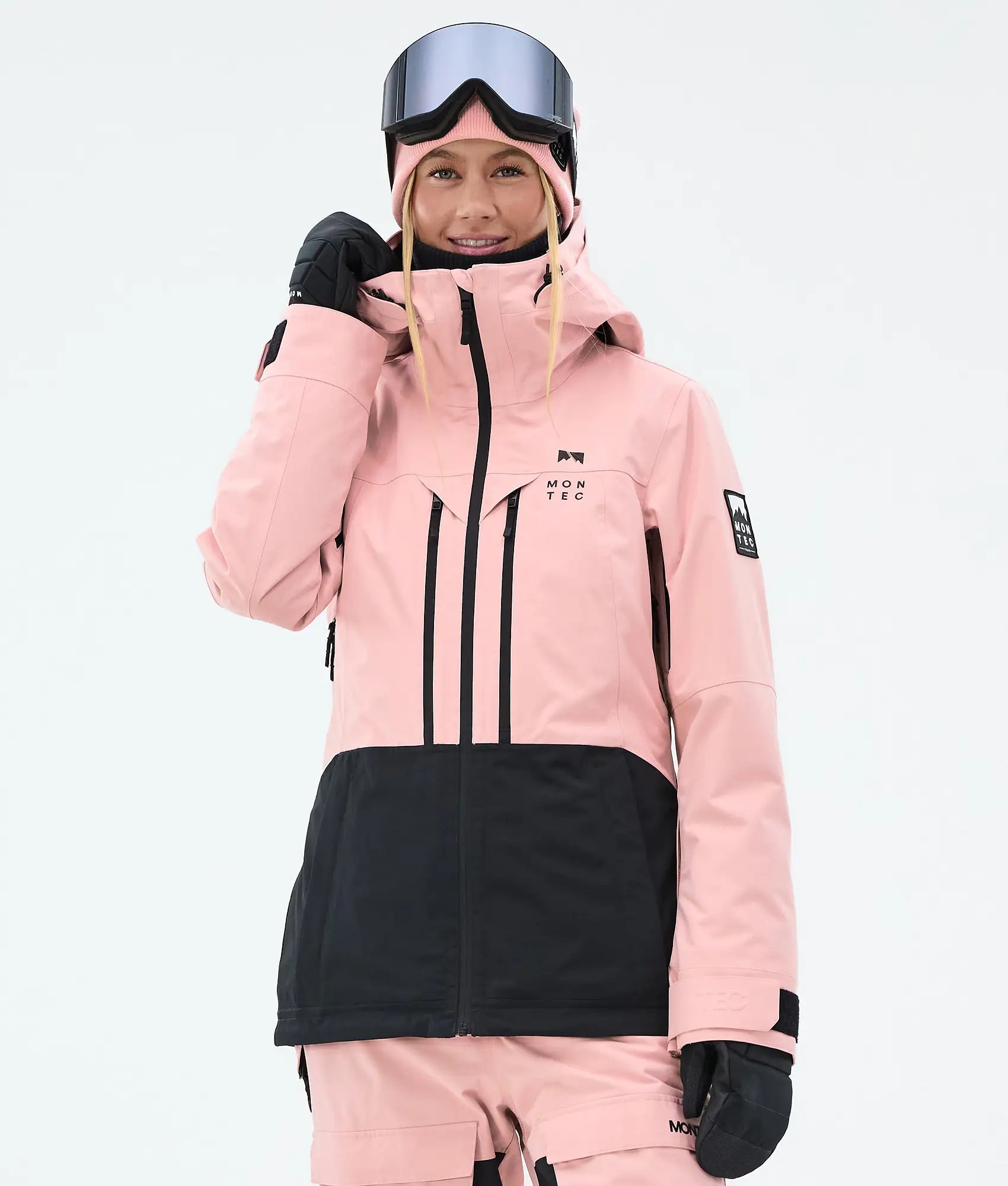 Cloud W Skijacke Damen Soft Pink/Black