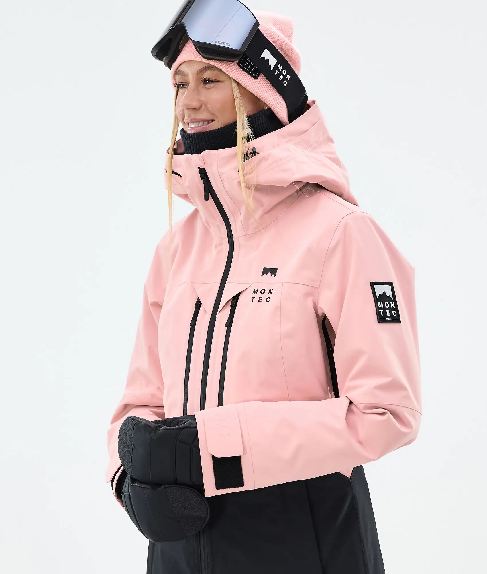 Cloud W Skijacke Damen Soft Pink/Black