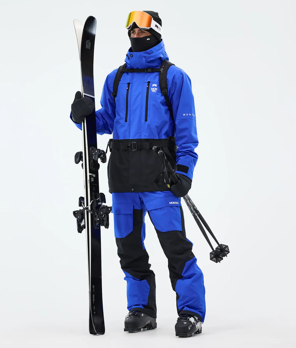 Fawk Ski Pants Men Cobalt Blue/Black